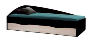 Кровать асимметричная боковая Фея-3 (Олмеко)