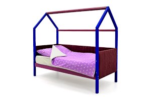 Детская кровать-домик мягкий Svogen цвет синий-лаванда (Бельмарко)