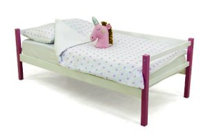 Детская деревянная кровать-тахта Svogen цвет лаванда-белый (Бельмарко)