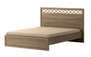 Кровать двойная на 1600 мм с латами №23 Брайтон (Ижмебель)