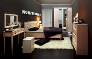 Модульная спальная Montpellier в цвете Дуб млечный (Глазов)