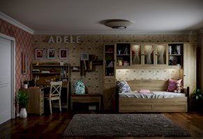 Молодежная комната Adele в цвете Дуб Сонома (Глазов)
