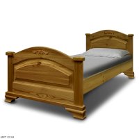 Кровать "Акатава с резьбой" (Шале)