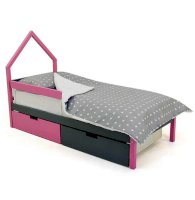 Детская кровать-домик мини Svogen цвет лаванда-графит (Бельмарко)