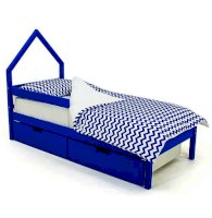 Детская кровать-домик мини Svogen цвет синий (Бельмарко)